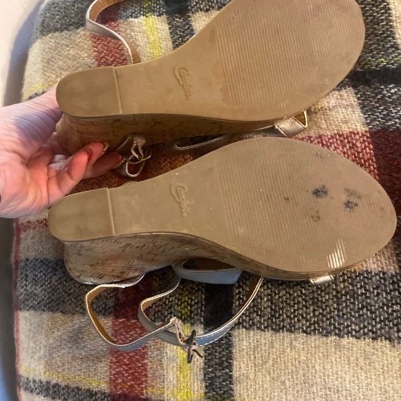 Vintage ladies Candies wedges size 10 - Picture 8 of 12